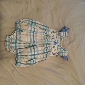 Ocean animal smocked bubble